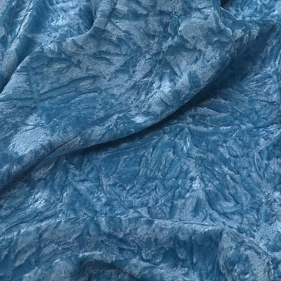 Turquoise Crushed Velvet - Cloth Connection